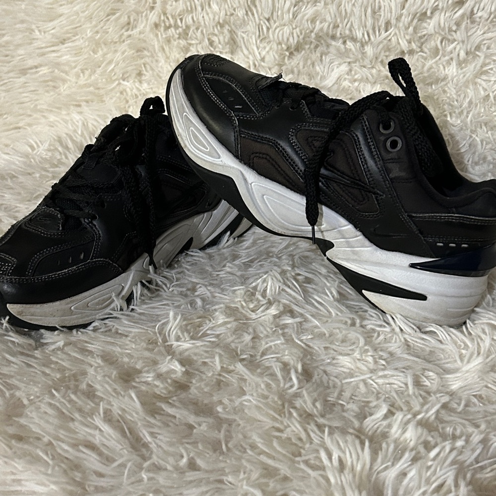 Nike Tekno Running Black Shoes Obsidian Sz 6.5